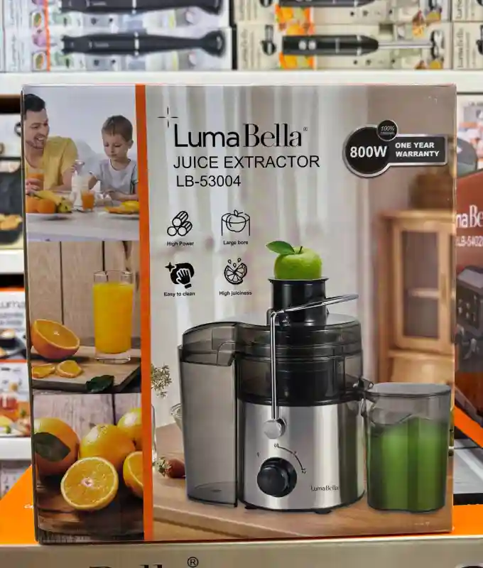 Центробежная соковыжималка LumaBella LB-53004 (Juice Extractor), 800W