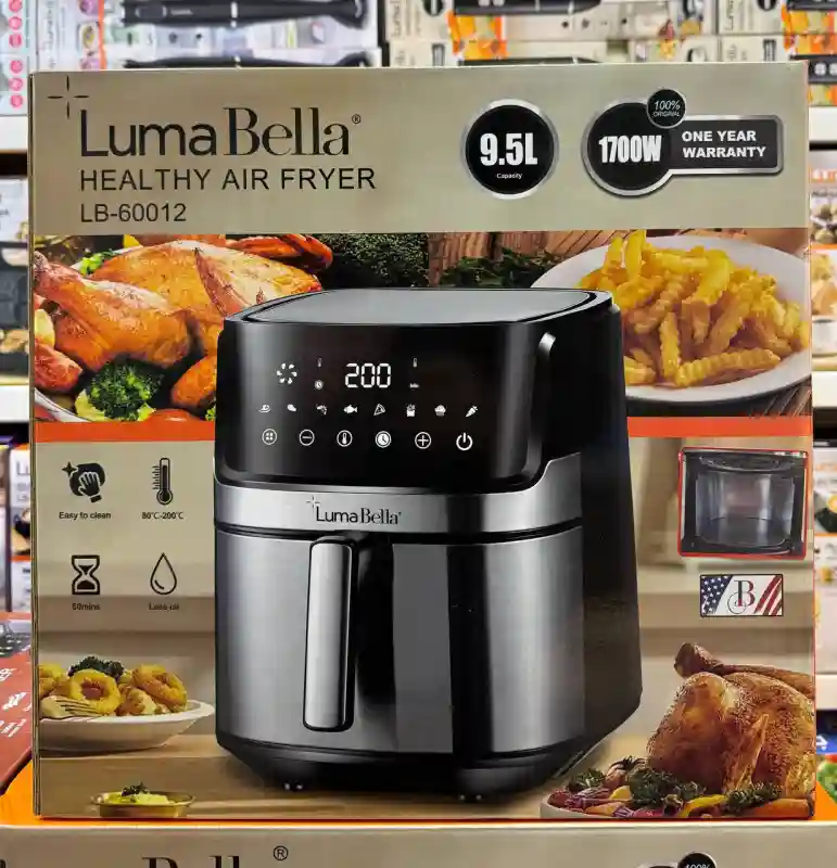 Аэрофритюрница LumaBella LB-60012 (Healthy Air Fryer), 9.5 л