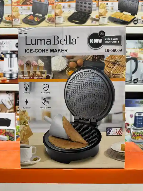 Вафельница для рожков LumaBella LB-58009 (Ice-Cone Maker), 1000W