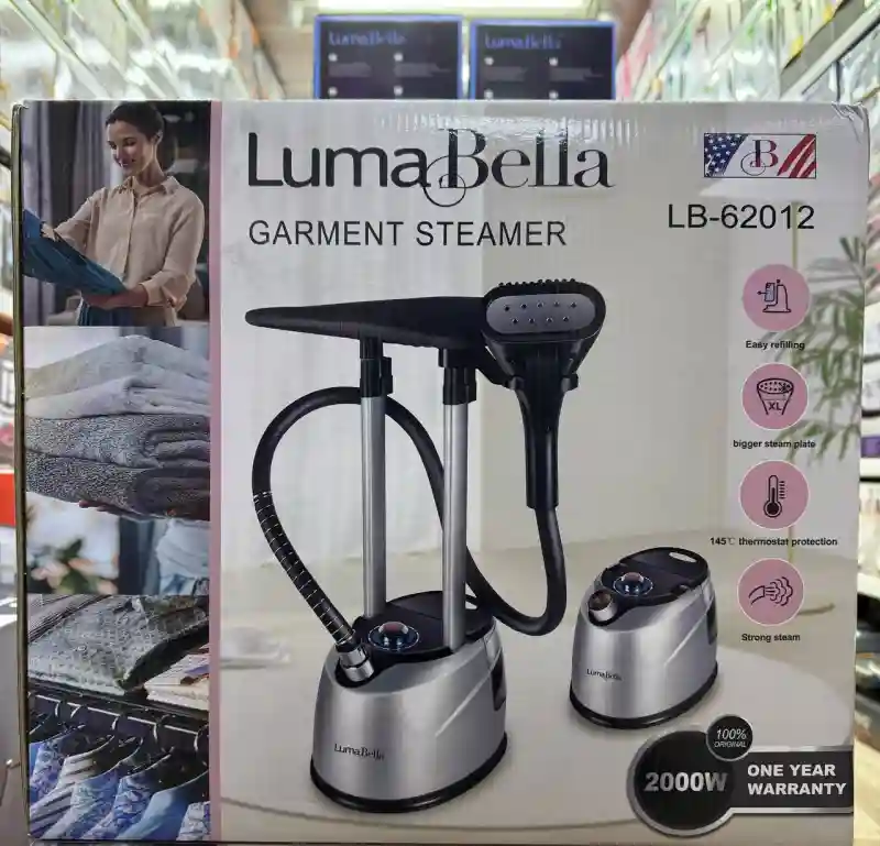 Вертикальный отпариватель LumaBella LB-62012 (Garment Steamer) с доской, 2000W