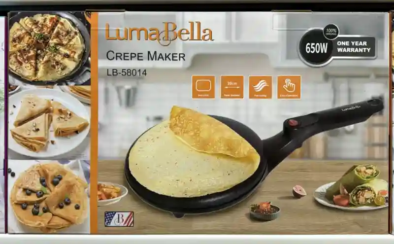Погружная блинница LumaBella LB-58014 (Crepe Maker), 650W