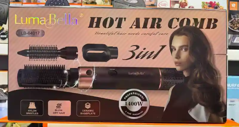 Фен-стайлер LumaBella LB-64017 (Hot Air Comb 3 в 1)
