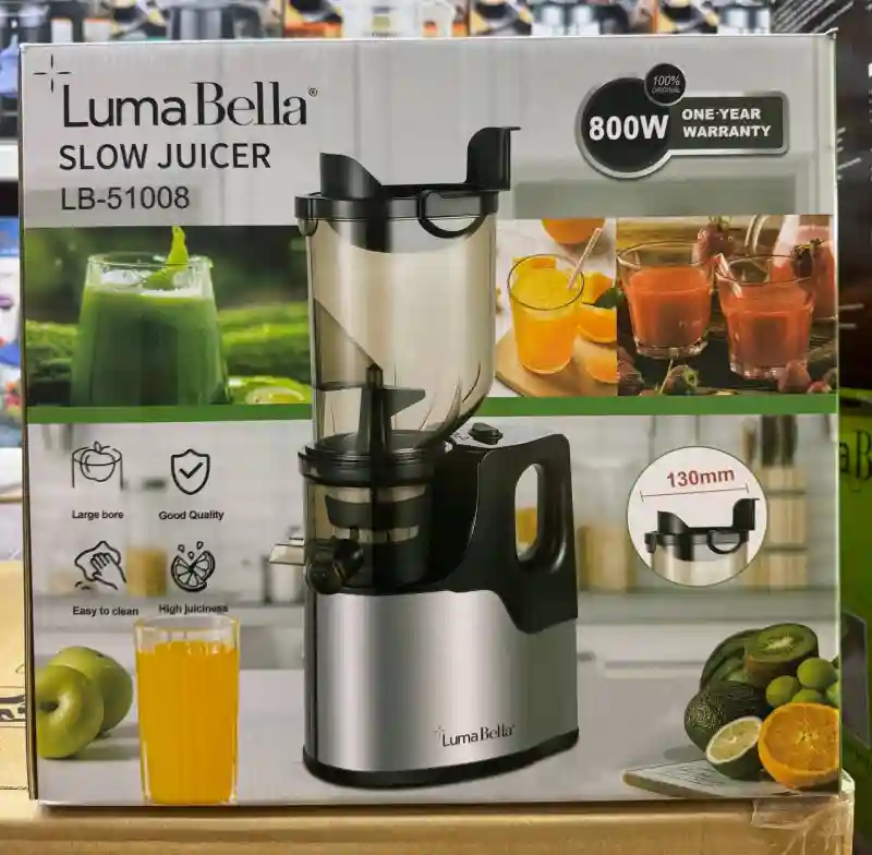 Шнековая соковыжималка LumaBella LB-51008 (Slow Juicer)
