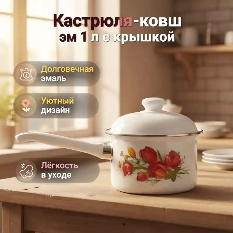 Ковш с крышкой