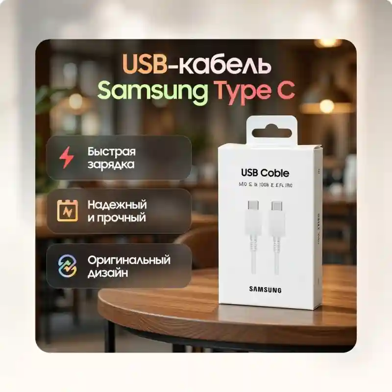 Кабель USB Type-C для смартфонов Samsung