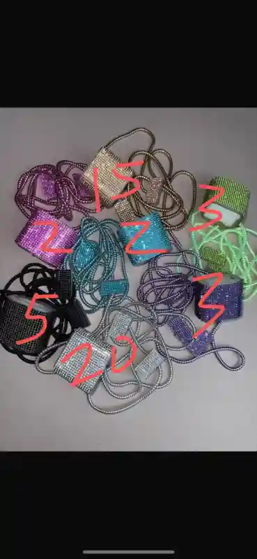 Кабель зарядный со стразами (цветной)