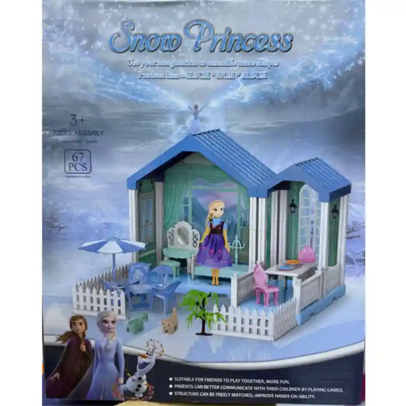 Игровой домик Холодное сердце с куклой