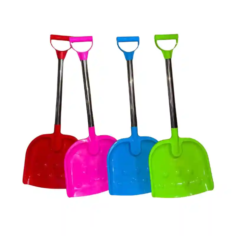 Детская лопата с металлической ручкой
