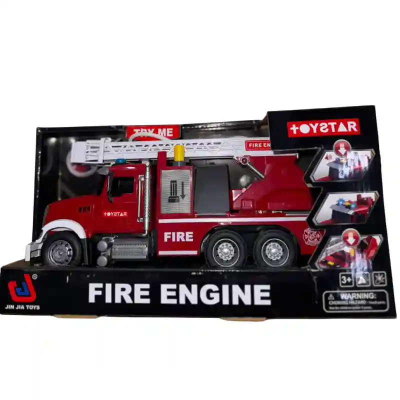 Музыкальная пожарная машина с подачей воды