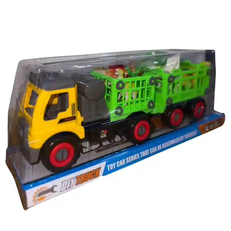 Игровой трал с прицепом и динозаврами