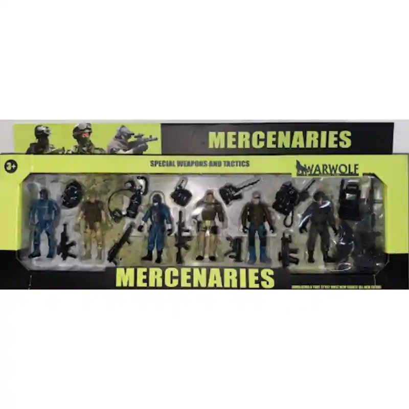 Игровой набор солдат Mercenaries Special Weapons