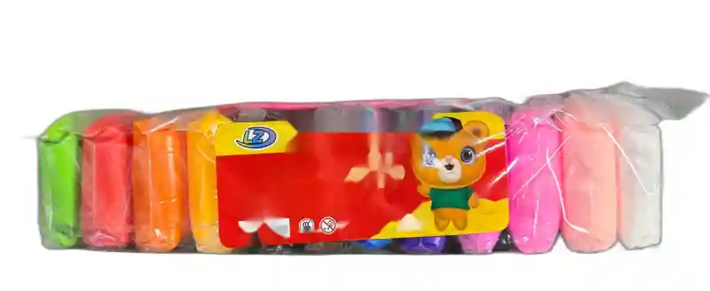 Воздушный пластилин Super Clay 9D 12 цветов 200 г