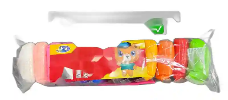 Воздушный пластилин Super Clay 9D 12 цветов 250 г