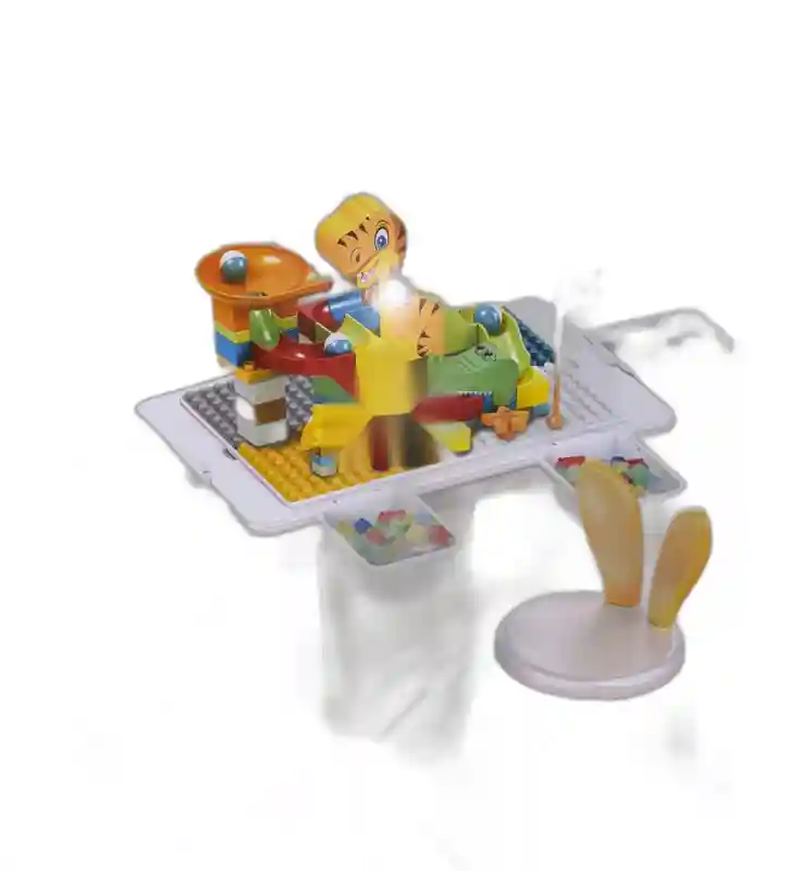 Лего-столик со стулом и конструктором 104 детали