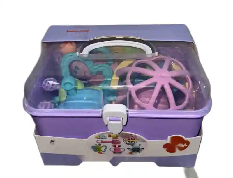 Набор погремушек в чемодане