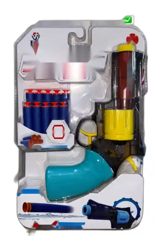 Бластер-револьвер 2в1