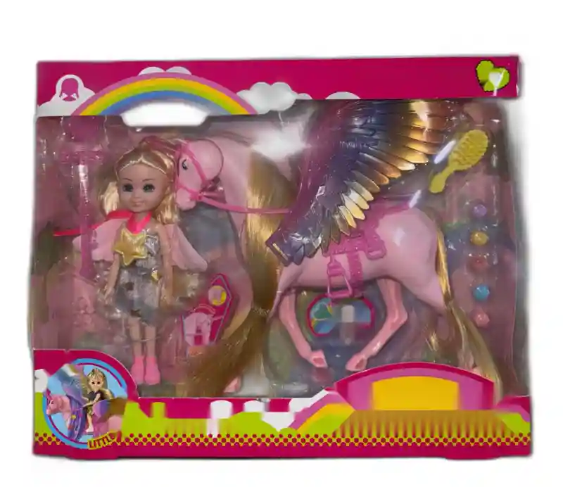 Игровой набор «Пони с куклой и аксессуарами»