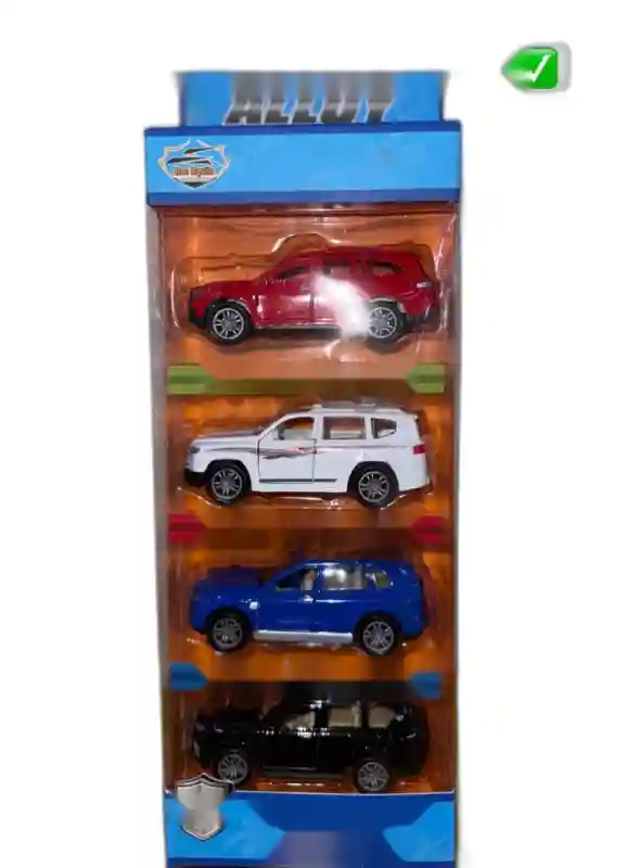 Набор металлических джипов Alloy Model Car (4 шт)