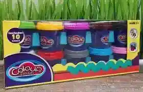 Набор мягкого пластилина в баночках (6 цветов)