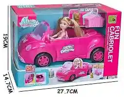 Набор кукла на мото и машине Club Mini