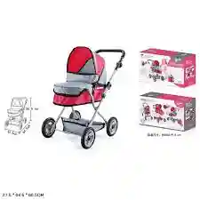 Металлическая коляска для кукол с регулируемой ручкой