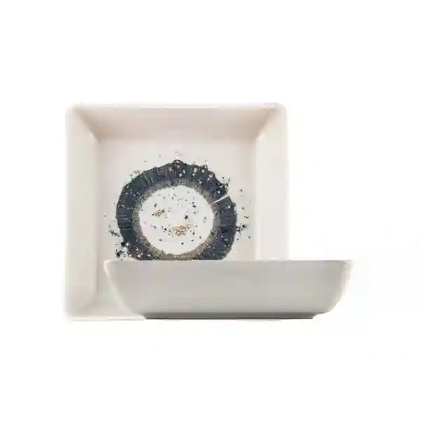 Глубокая квадратная салатница 19см