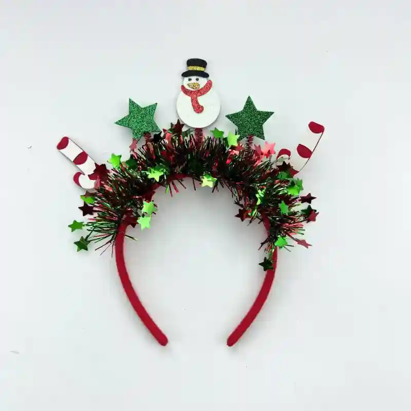 Ободок на Новый год Снеговик