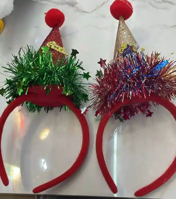 Карнавальный ободок на Новый год