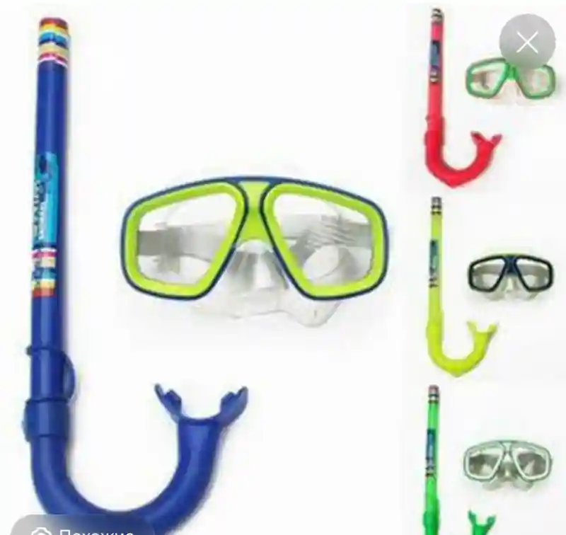 Очки маски с трубкой подростковые (1681 – 5)