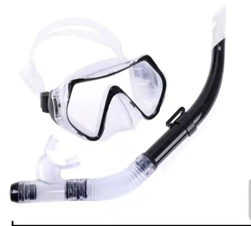 Профессиональные маски с трубкой под водой для взрослых разные расцветки (М1010S