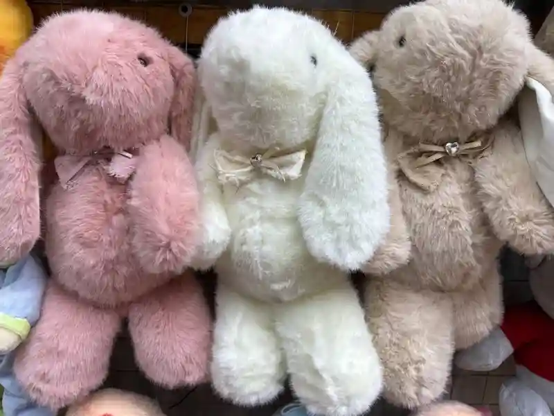 Плюшевая игрушка Зайка (мех под норку)