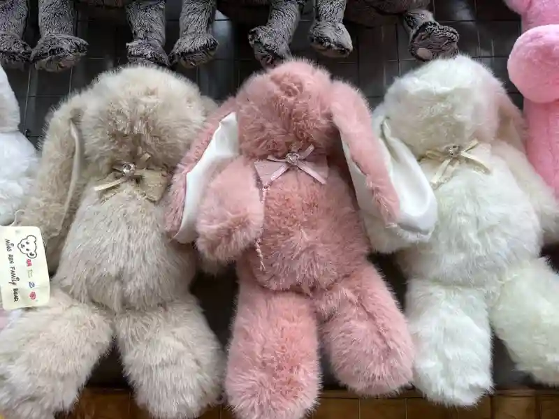 Плюшевая игрушка Зайка (мех под норку)