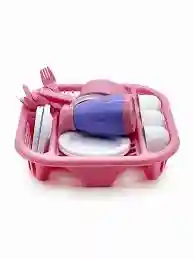 етский игровой набор посуды с сушилкой,