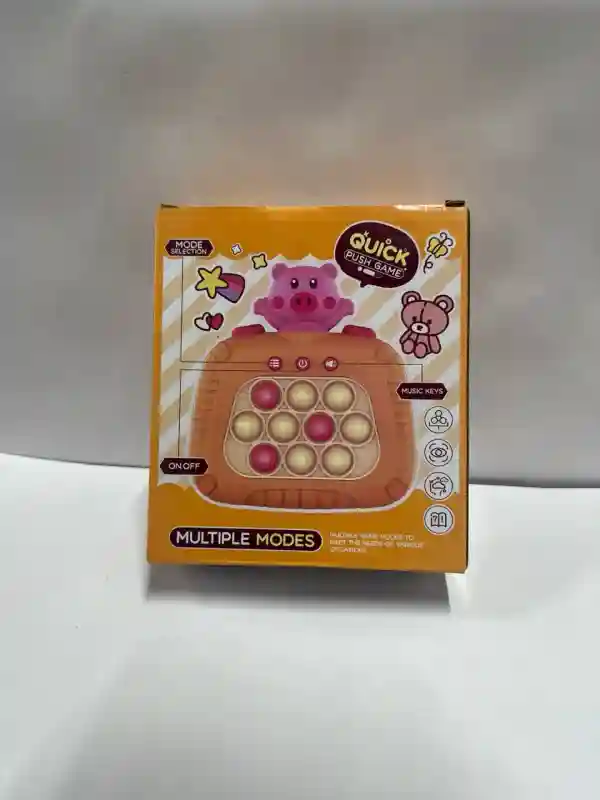 Электронная приставка-антистресс Pop It «Quick Push Game», Поросенок