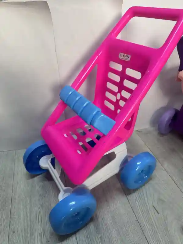 Игрушечная коляска для кукол «Kiddy» (розовая)