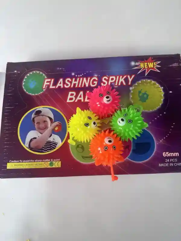 Игрушка-антистресс Flashing Spiky Ball «Ёжик», светящаяся