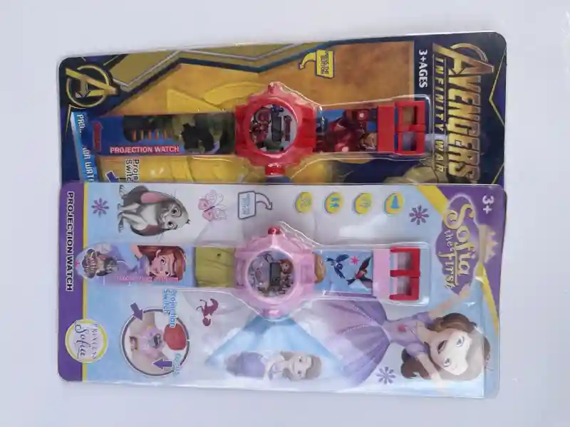 Детские наручные часы с проекцией, Avengers / Sofia the First