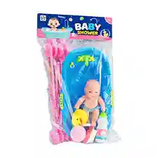 Игровой набор с куклой «Baby Shower» в ванночке с аксессуарами