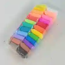 Набор воздушного пластилина для лепки, разноцветный, 24 цвета