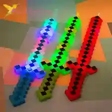 Набор игрушечного пиксельного оружия «Minecraft Style», 3 шт.