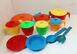 Набор детской игровой посуды в сетке