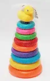 Развивающая игрушка-пирамидка «Уточка», 9 ярусов