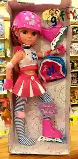 Кукла Luana Fashion Girl на роликах с аксессуарами