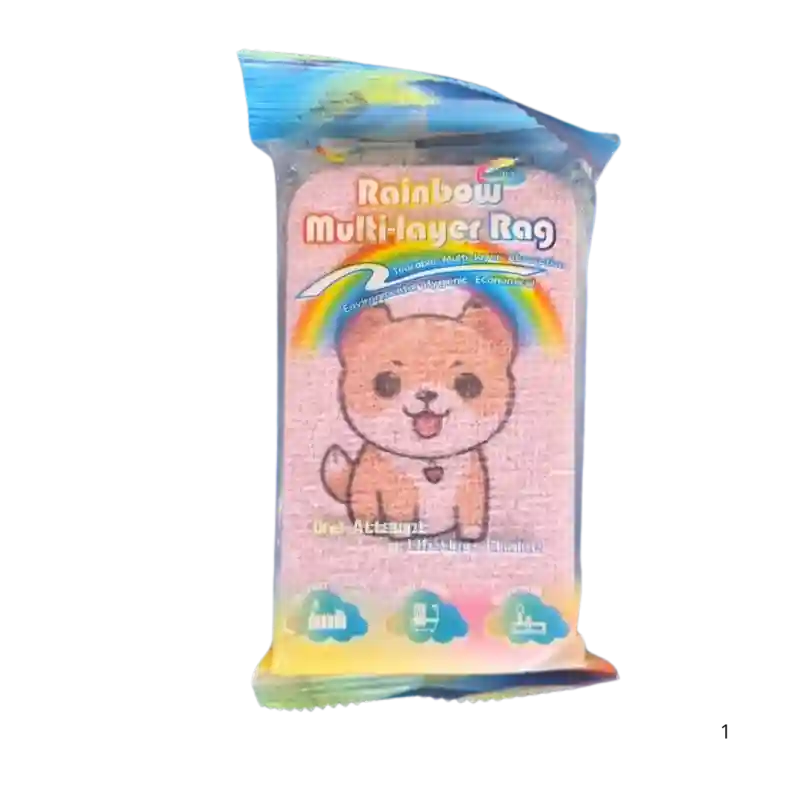 Салфетка универсальная Rainbow Multi-layer Rag, 12 шт