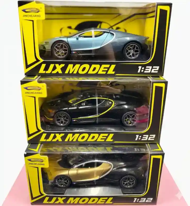 Инерционная машинка Jinchejiang Bugatti Chiron 1:32 (W32372)