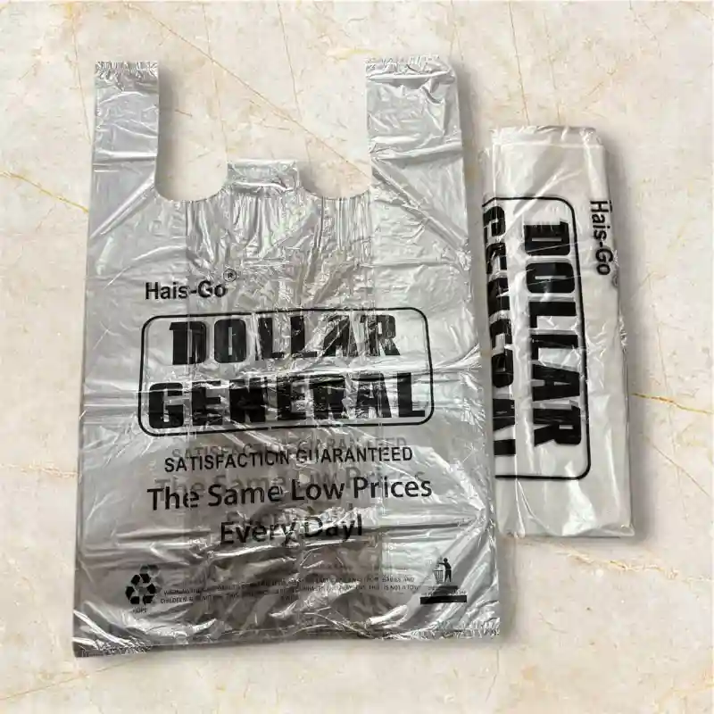 Пакет-майка Hais-Go «DOLLAR GENERAL» (Светло-серый)