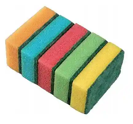 Набор кухонных губок для мытья посуды, 5 шт.