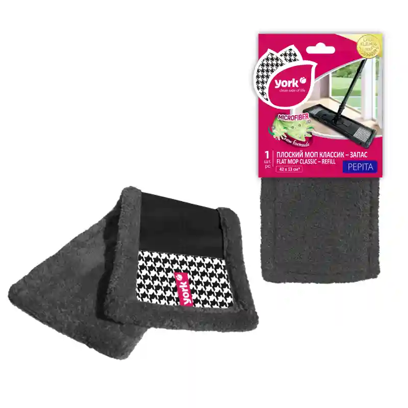 Насадка для швабры York Flat Mop Classic Pepita (запас)