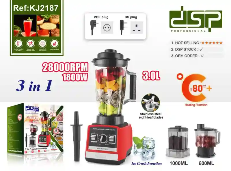 Блендер 2в1 KJ-2145