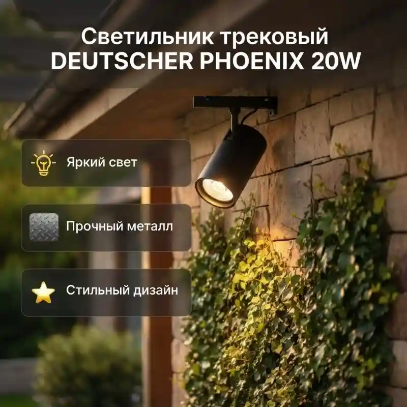 Трековый светильник Deutscher Phoenix 20W
